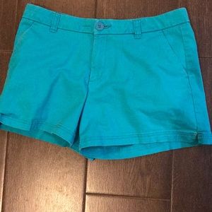 Blue shorts